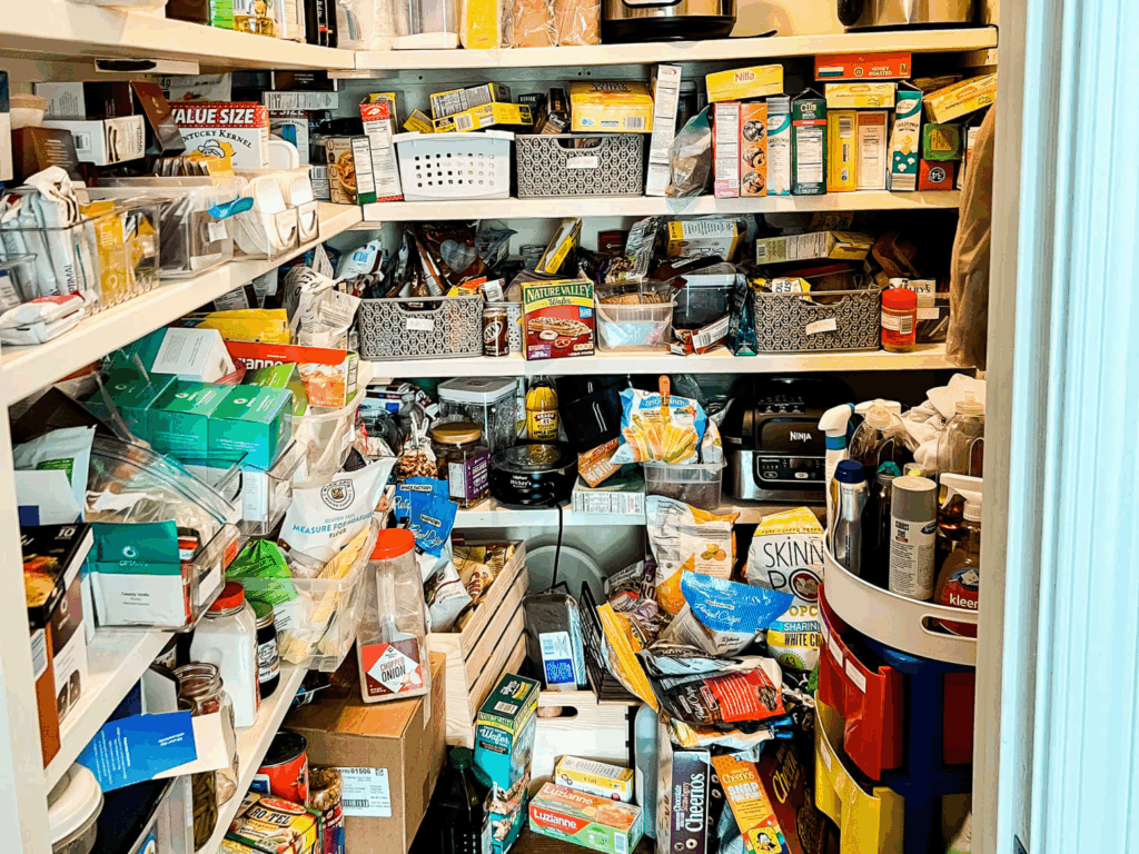 Cluttered Pantry